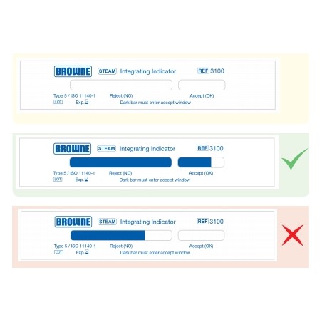 BROWNE 3100 - 250 MEHRPARAMETER-STERILISATIONSTEST