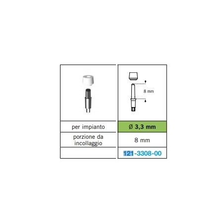 MONCONE MultiTech, gerade und abgewinkelte Abutments mit
