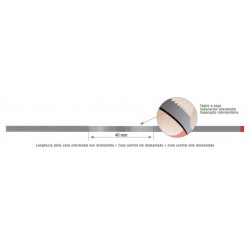 PERFORIERTER DIAMANT-METALLSTREIFEN