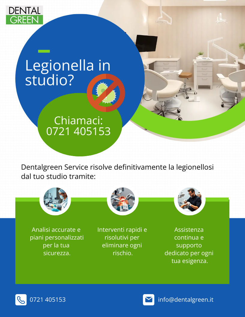 Prevenzione legionella studi dentistici